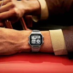 Casioo Illuminator AE-1200 WHD – Premium Stainless-Steel Digital Watch