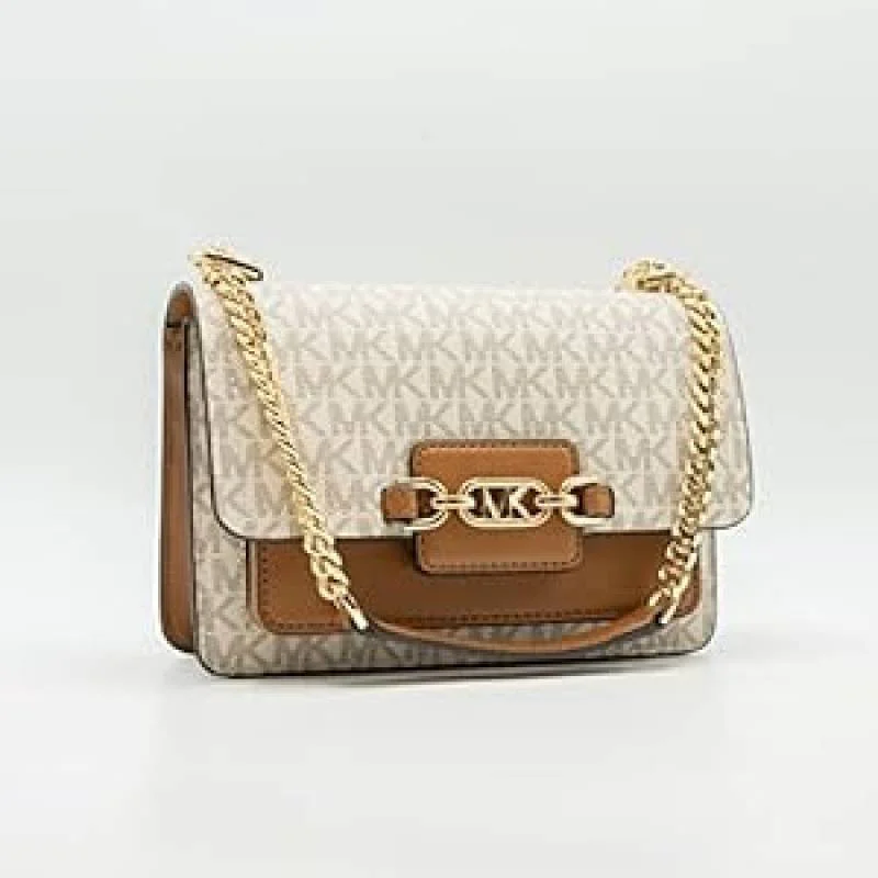Michael Kors MK Heather Logo Shoulder Bag With Box & Dust Bag - Image 5